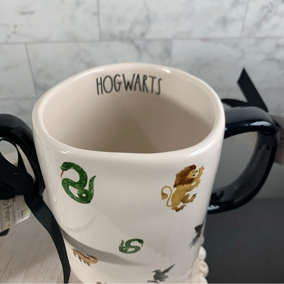 2024 Rae Dunn Harry Potter mug Set Of 2 HOGWARTS & POLYJUICE POTION - Picture 4 of 7